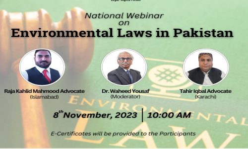 National Webinar on Environmental Law